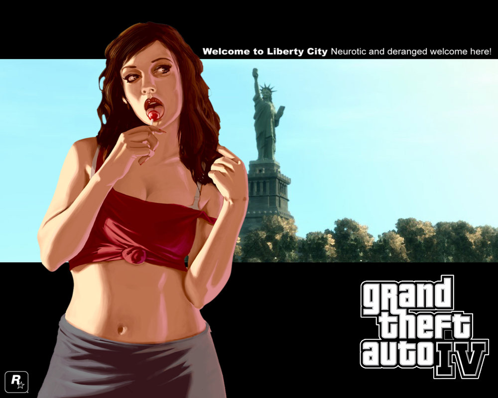 GTA IV - Lollipop girl Wallpaper